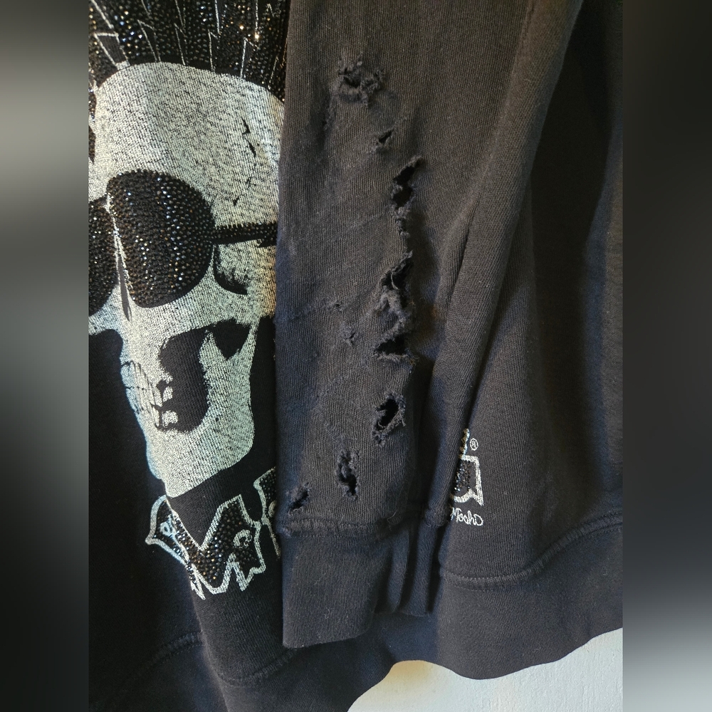 NWOT Lauren Moshi Crystal Anela CBGB sweatshirt - Picture 14 of 15